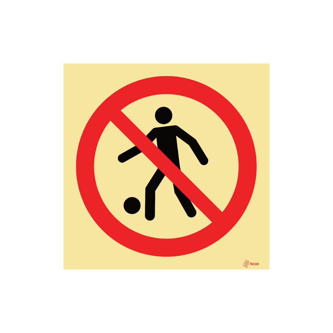 Señal Prohibido jugar a la pelota – PR0118