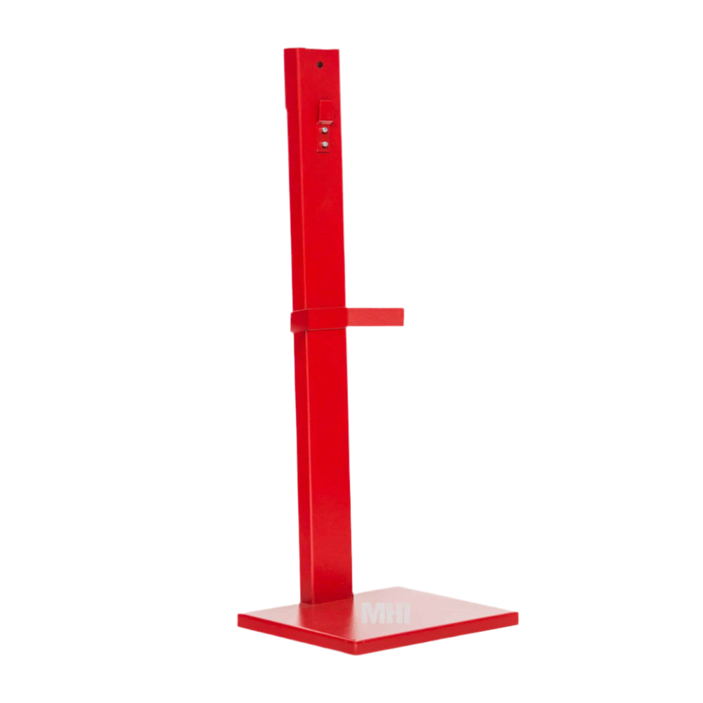 Suporte de Chão para Extintores - Vermelho