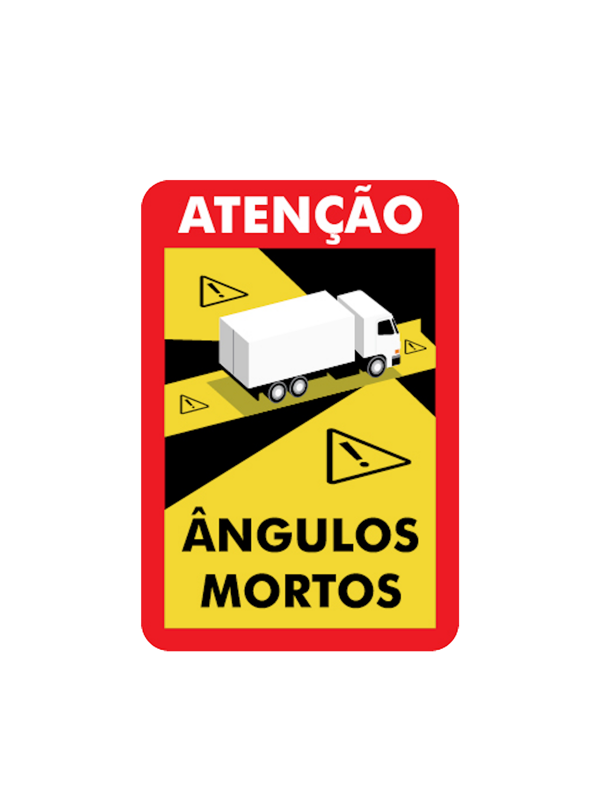 Sinal de Ângulos Mortos para Veículos Pesados