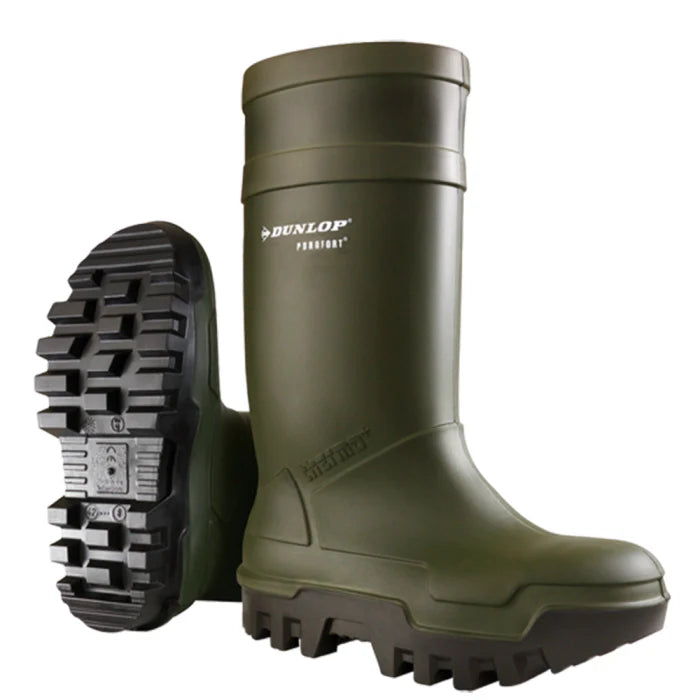 Bota Dunlop, Segurança e Conforto - Verde