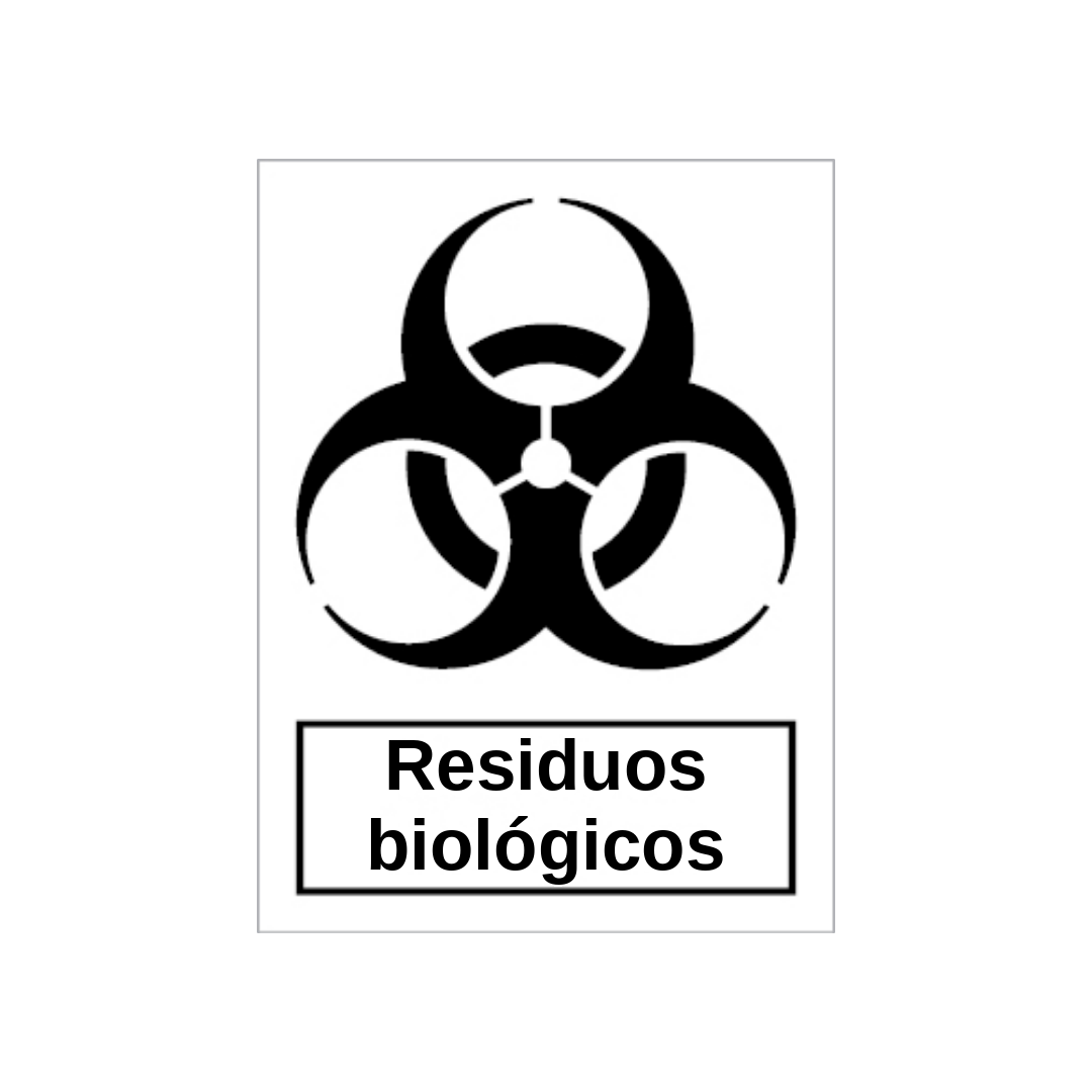 Señal Residuos biológicos – CQ0069