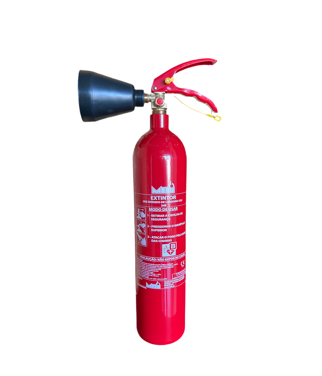 Extintor CO2 2kg certificado