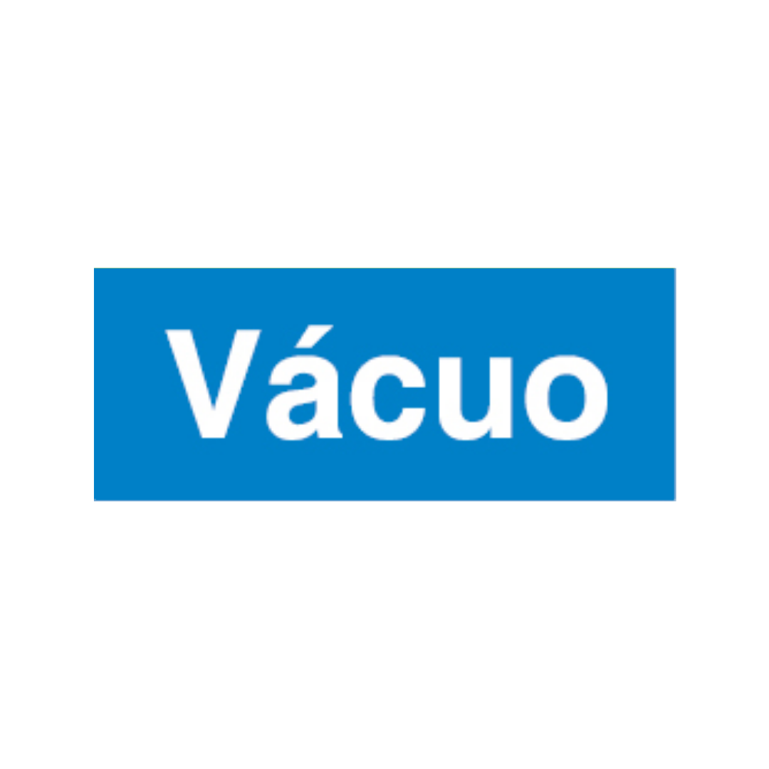 Sinalética Informação Vácuo - TU0067