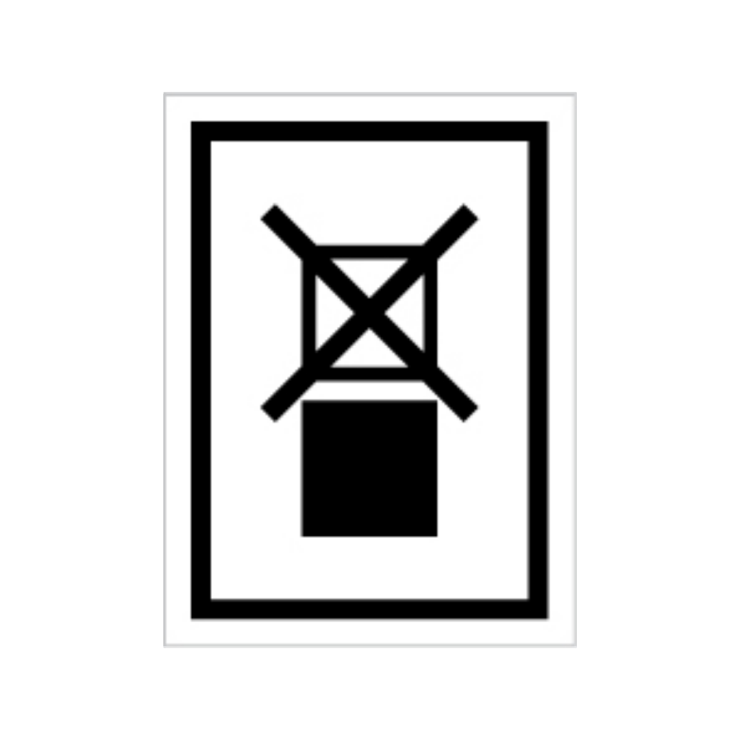 Señal Embalaje: no apilar – EM0056