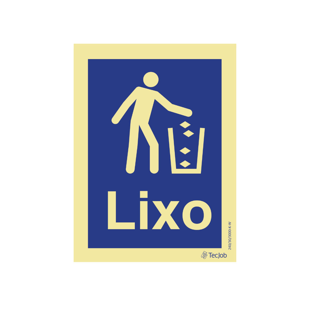 Sinalética Informação Lixo - IN1871