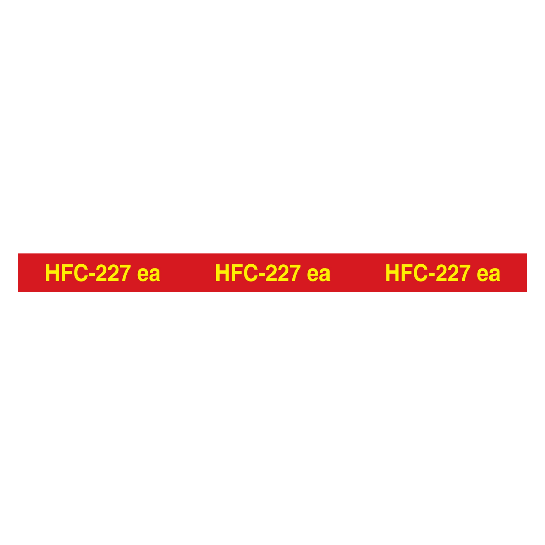 Señal Tubería de HFC-227ea (heptafluoropropano) – IN1400