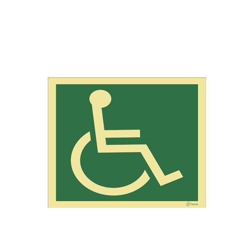 Sinalética de Emergência para Pessoas com Deficiência ou Mobilidade Condicionada - E0131
