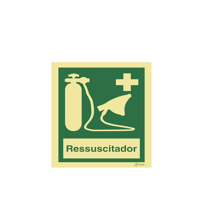 Sinalética Ressuscitador de Botija - E0289