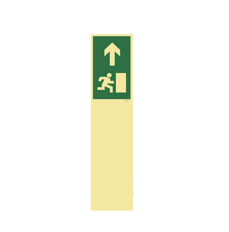 Sinalética Saída em Frente para Recintos Itinerantes - E0381