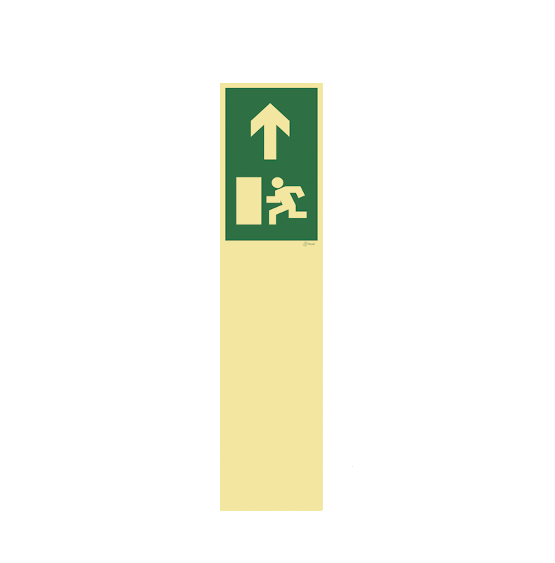 Señal Salida de frente para recintos itinerantes – E0382