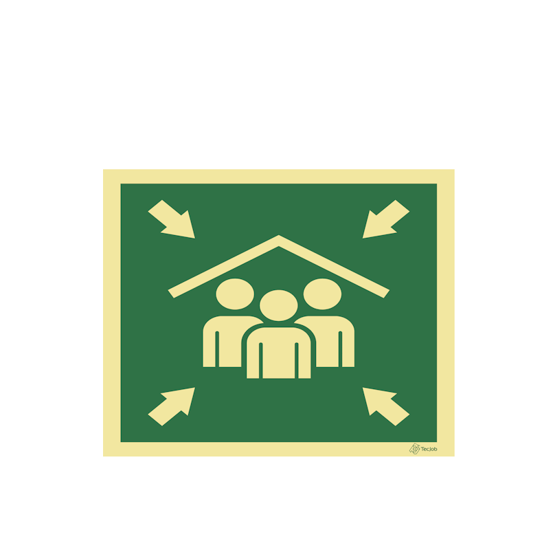 Sinalética Zona de Refúgio - E0502