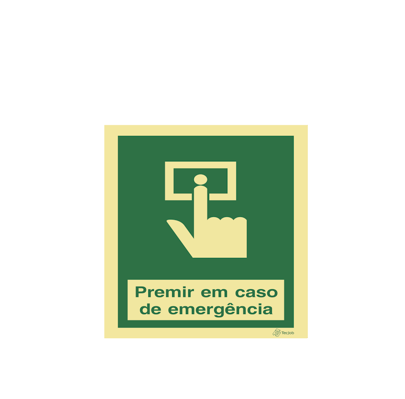 Sinalética Premir em Caso de Emergência - E0521