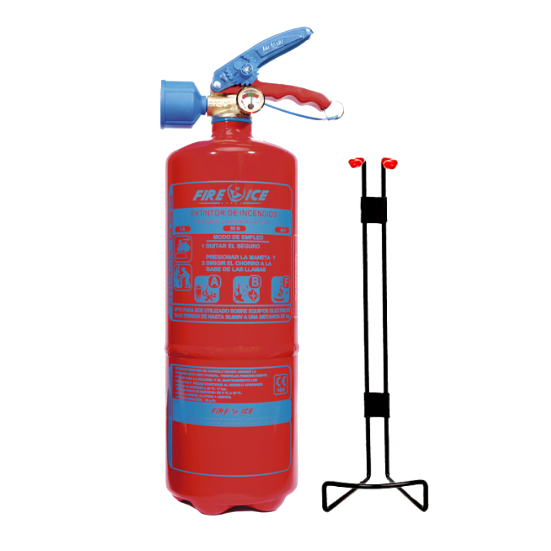 Extintor Hídrico ABF de 2 Litros – Especial Cocinas (Eficacia 5A 55B 40F)