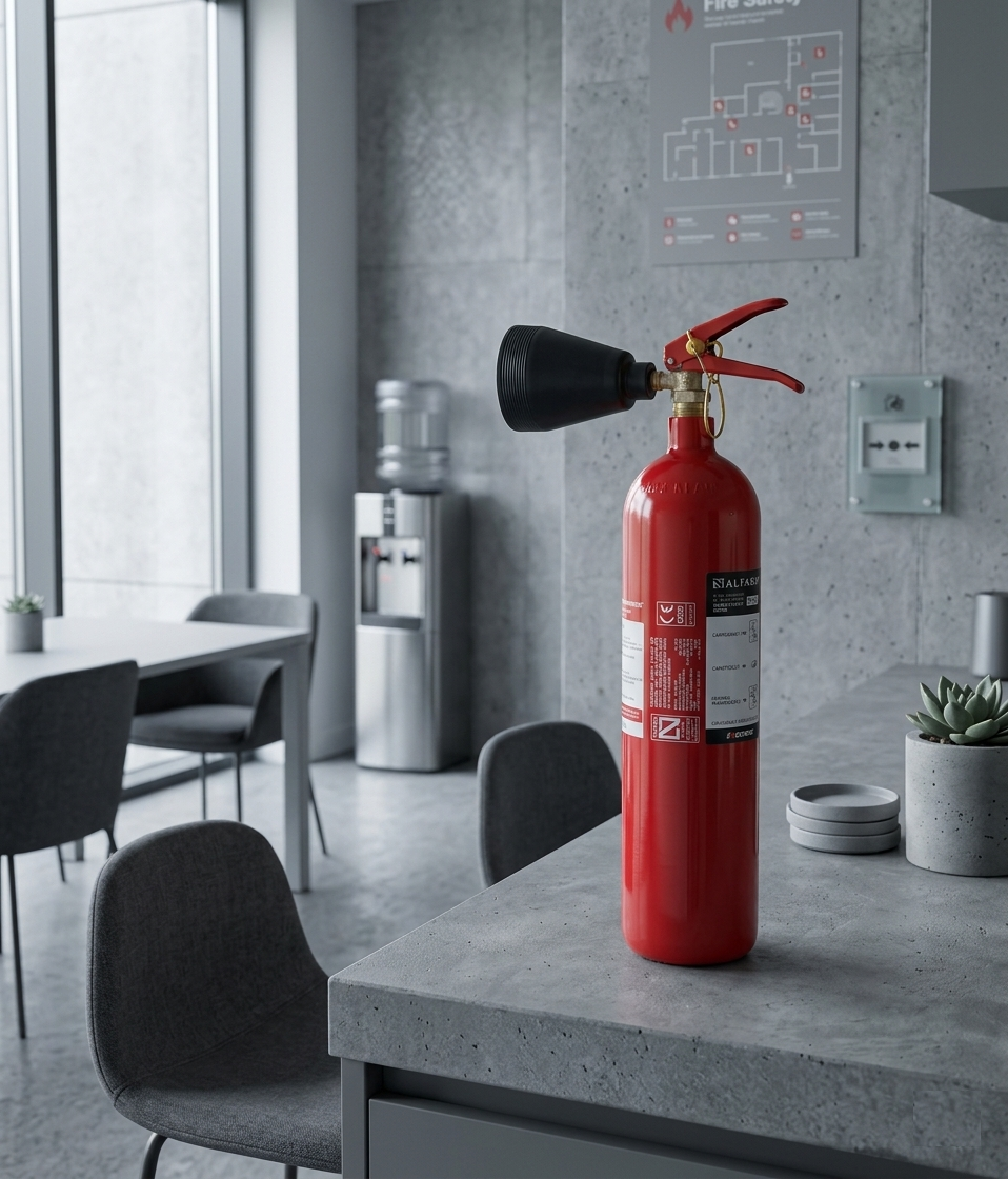 Certified 2kg CO2 fire extinguisher