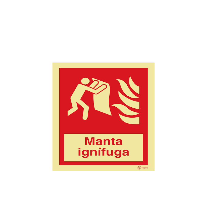 Señal Manta ignífuga – I0243