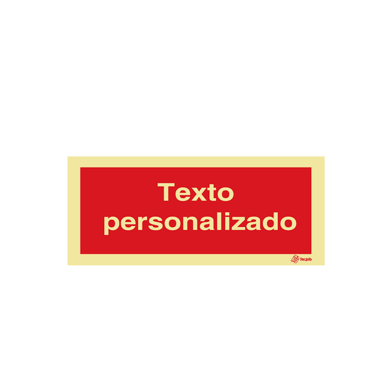 Señal Texto personalizado – I0672