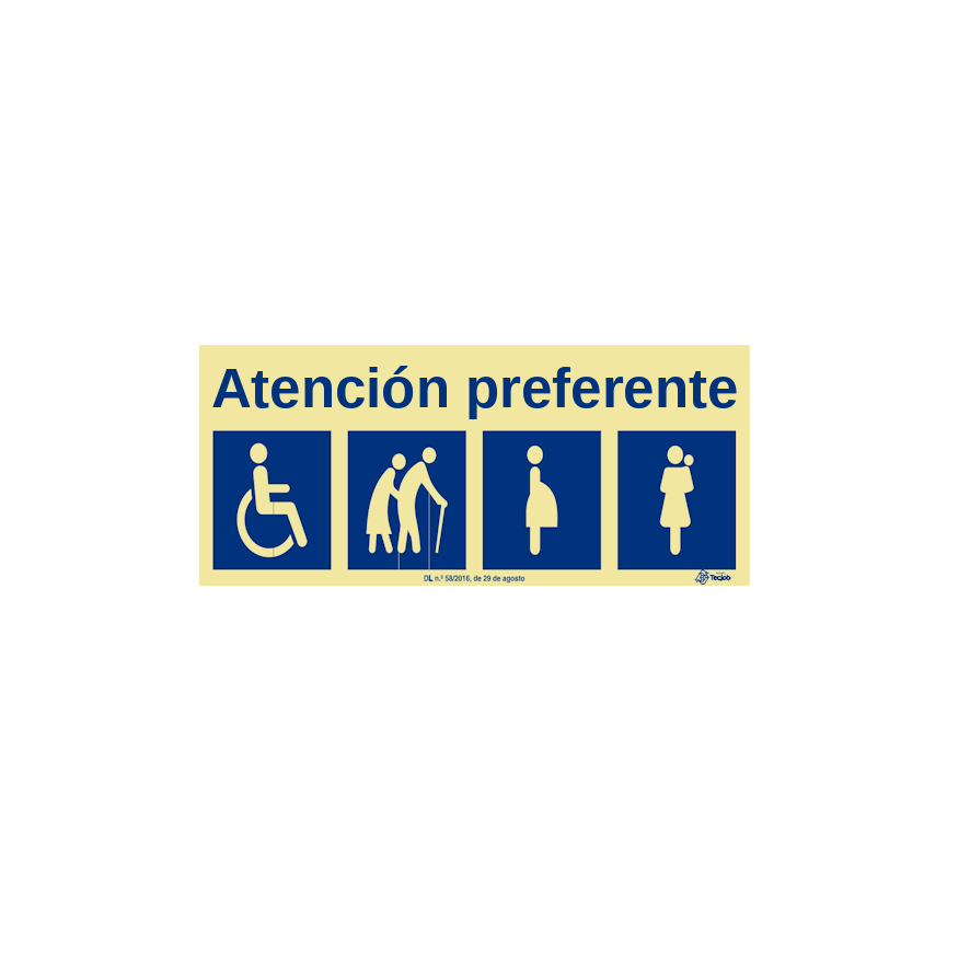 Señal Atención preferente – IN0160