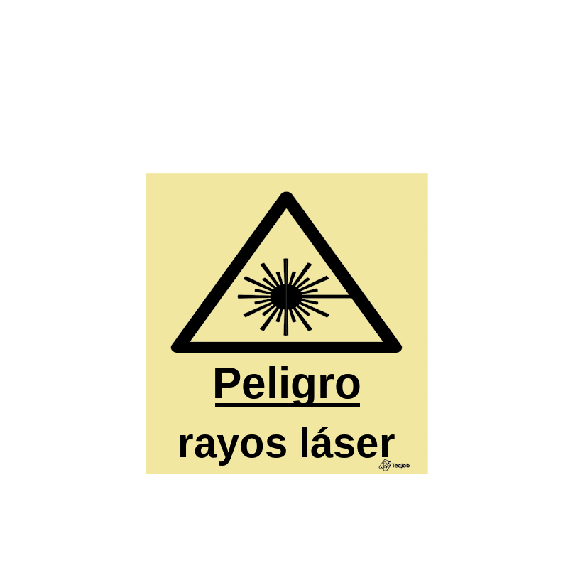 Señal Peligro rayos láser – IS0154