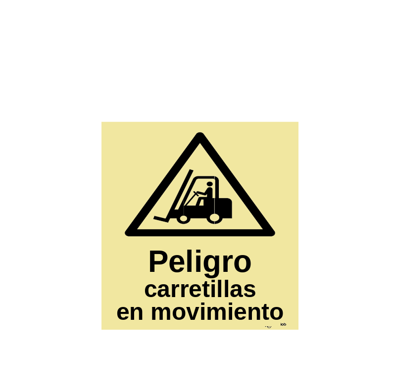 Señal Peligro carretillas en movimiento – IS0231
