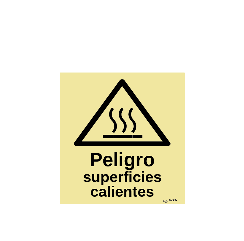 Señal Peligro superficies calientes – IS0337