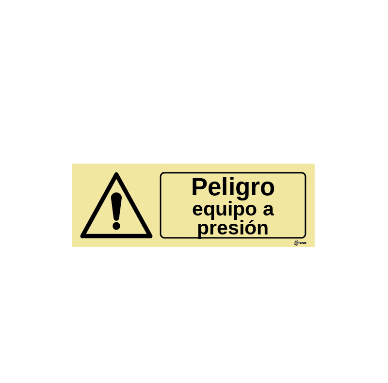 Señal Peligro equipo a presión – IS0419