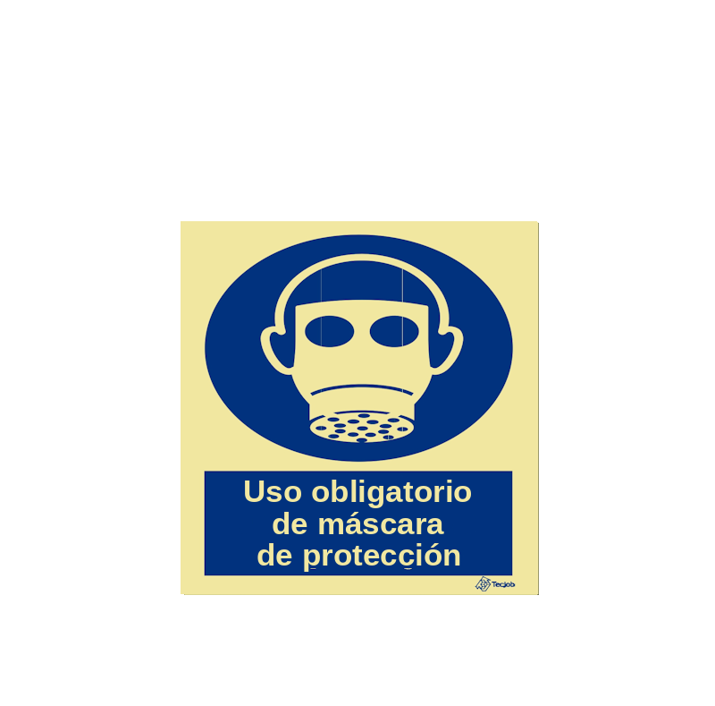 Señal Uso obligatorio de máscara de protección – OB0047