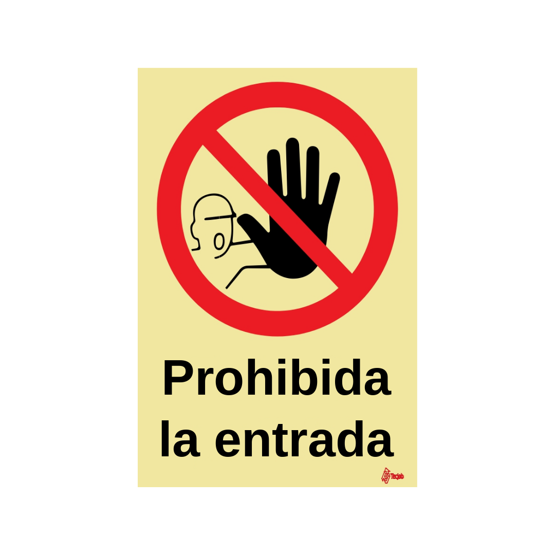 Señal Prohibida la entrada – PR0083