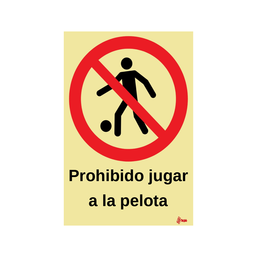Señal Prohibido jugar a la pelota – PR0146
