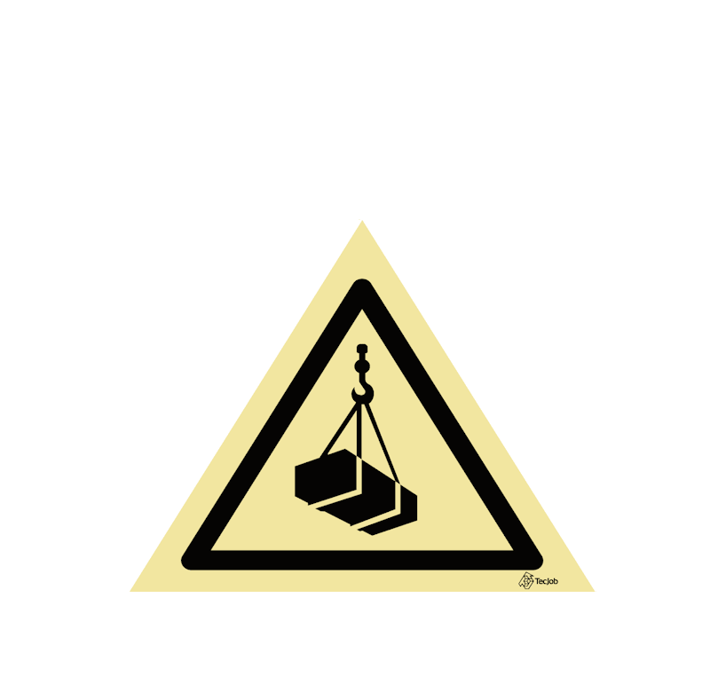 Señal Peligro cargas suspendidas – IS0180