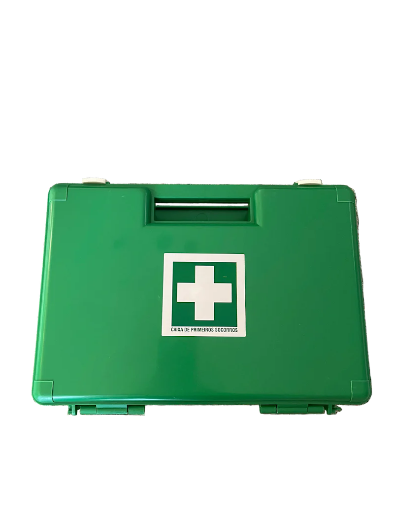 Caixa de Primeiros Socorros para Empresas com Suporte de Parede