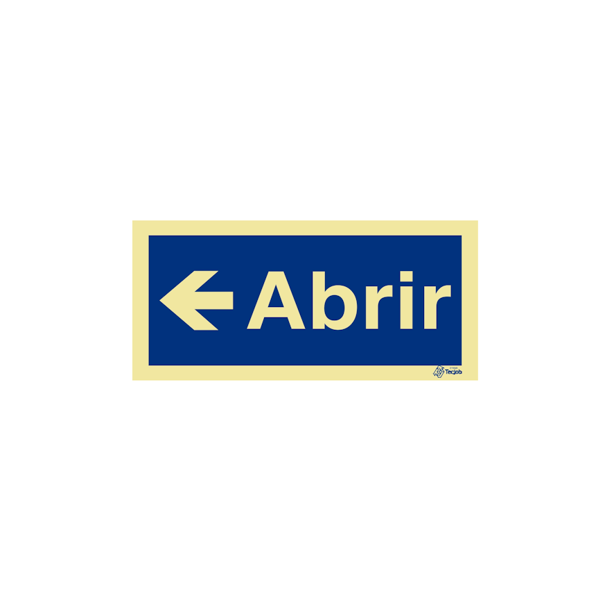 Sinal Abrir com Seta Esquerda - IN0421