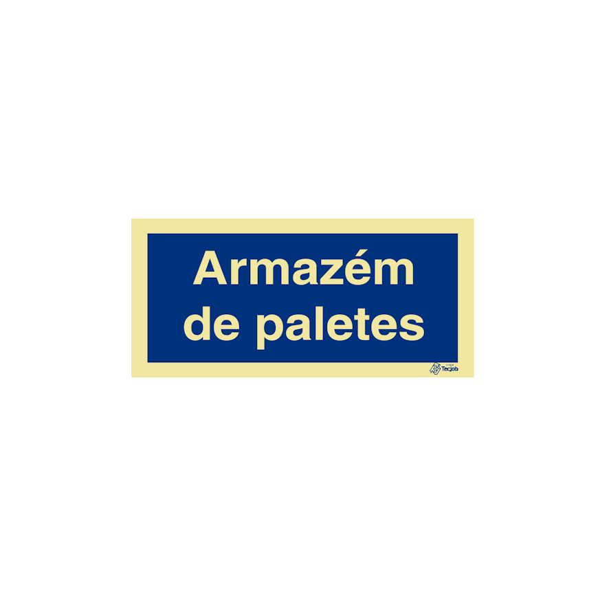Sinal Armazém de paletes - IN0470