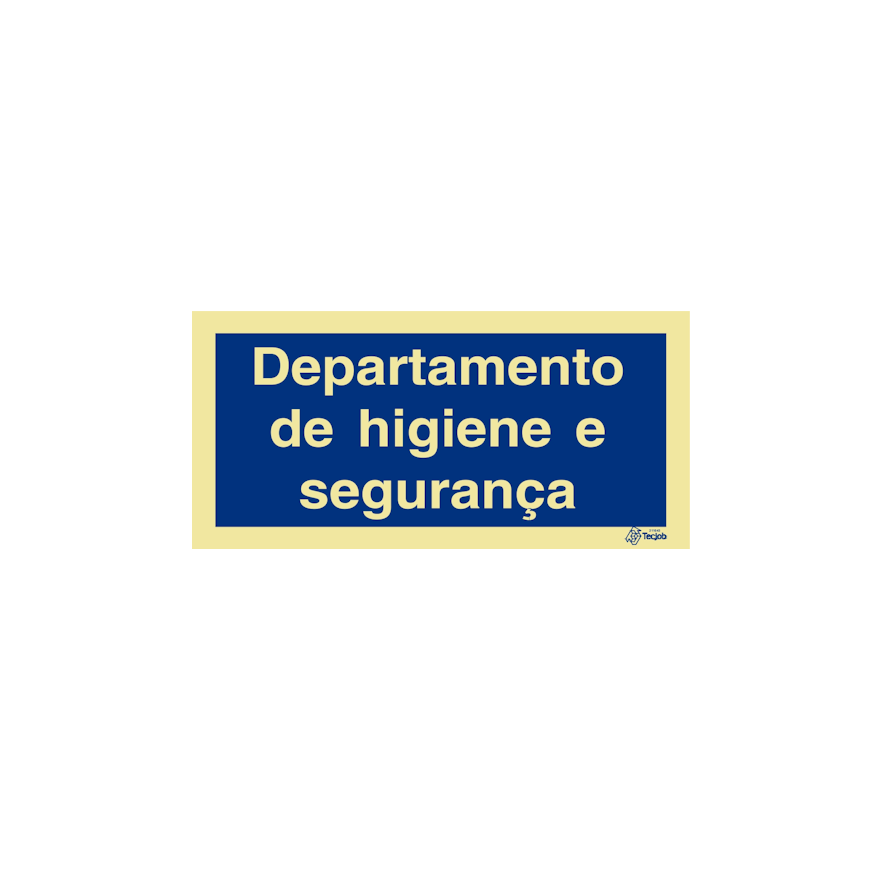 Sinal Departamento de higiene e segurança - IN0612