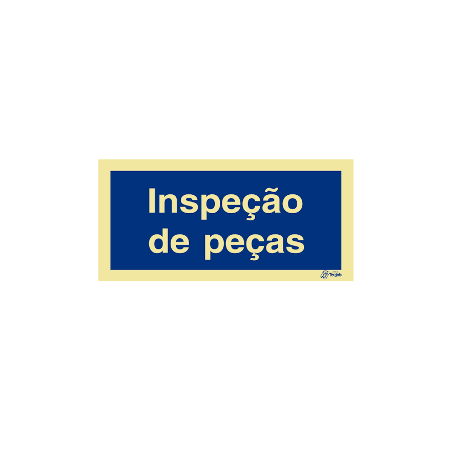 Sinal Inspeção de peças - IN0773