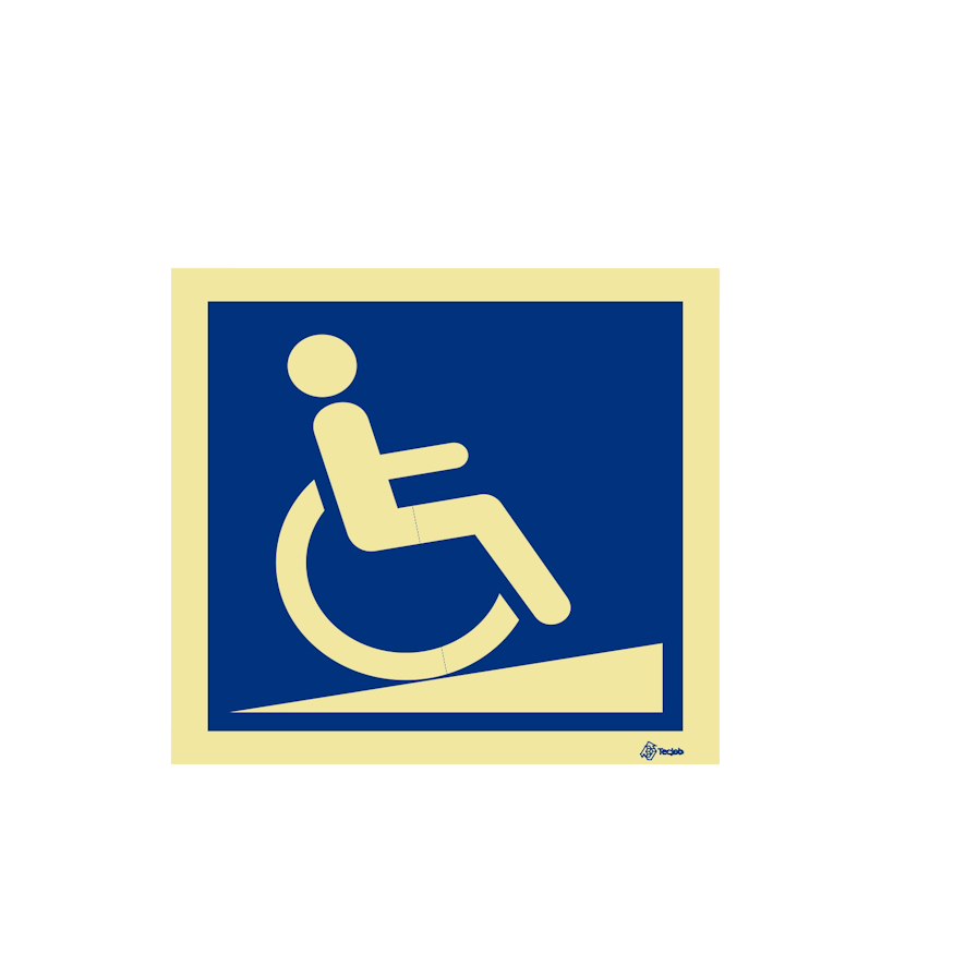 Señal Rampa de subida accesible – IN0176