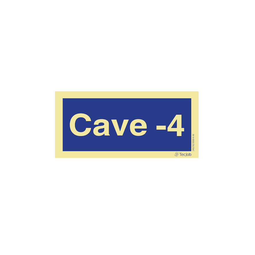 Sinalética Cave -3 - IN0384