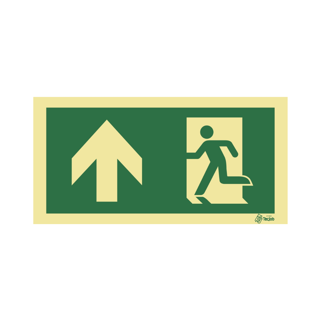 Señal ISO de Salida con Flecha hacia Arriba – ISO008