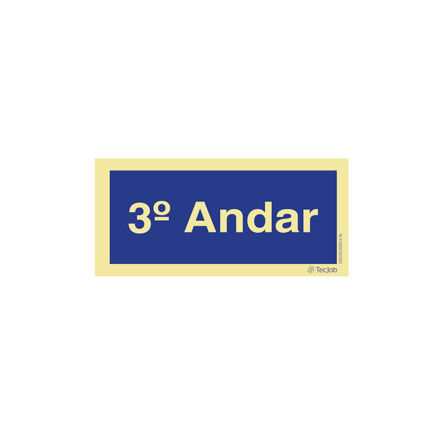 Sinalética Informação 3º Andar - IN0343