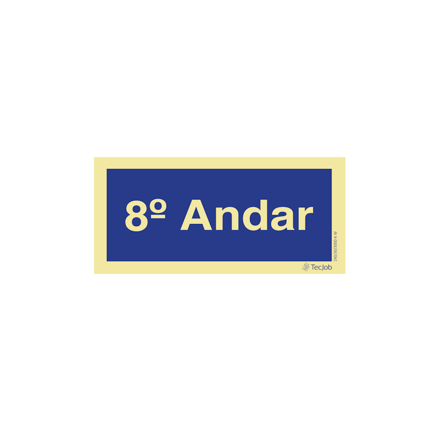 Sinalética Informação 8º Andar - IN0348