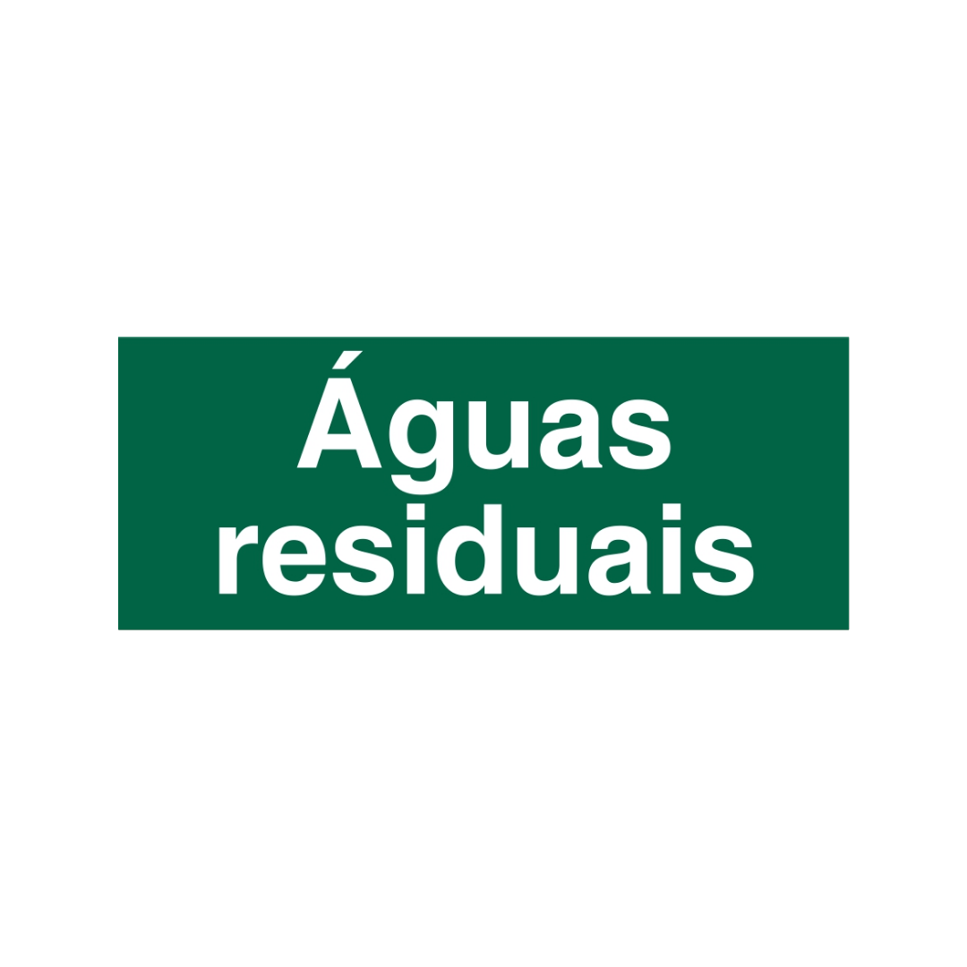 Sinalética Informação Águas Residuais - IN1586