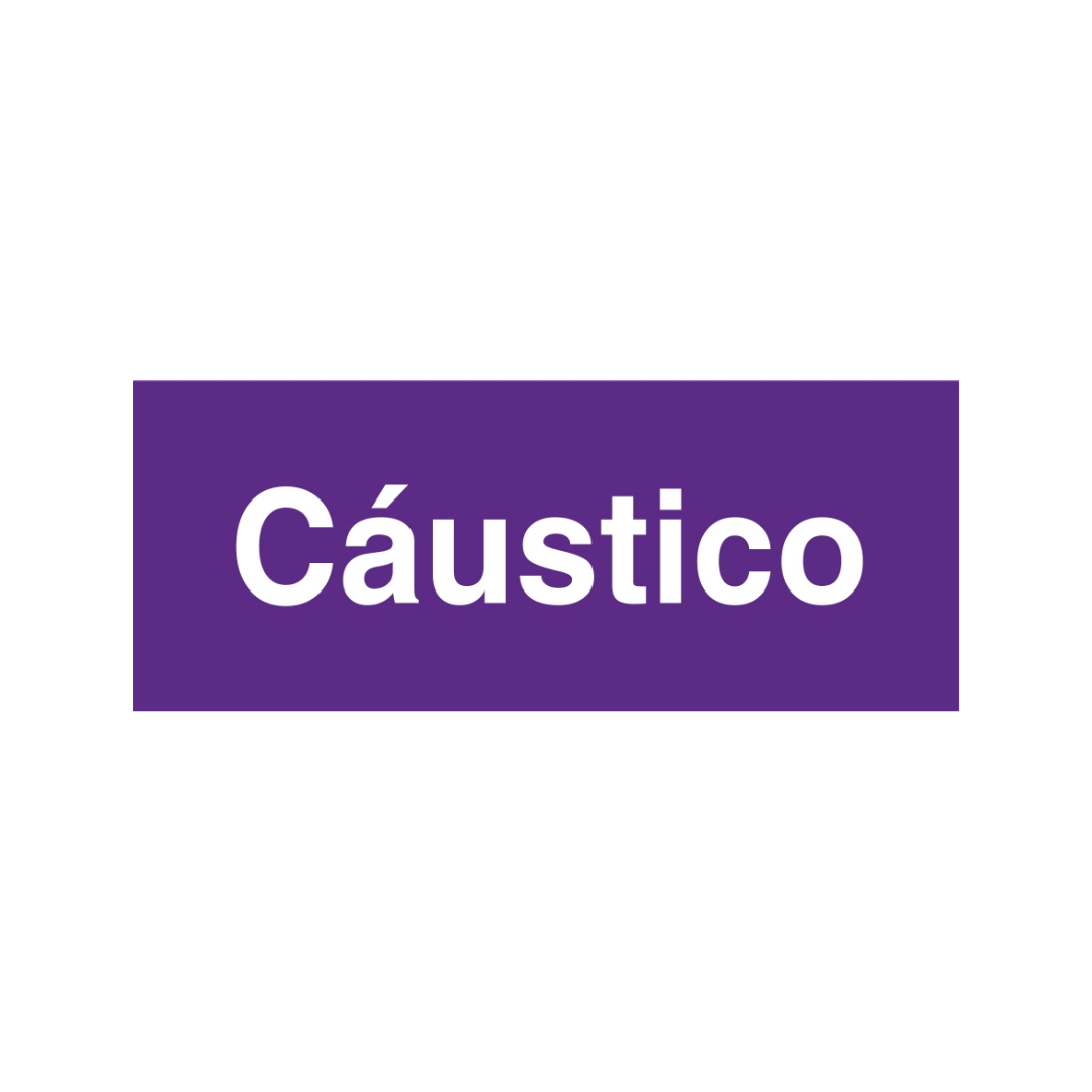 Sinalética Informação Cáustico - IN1653