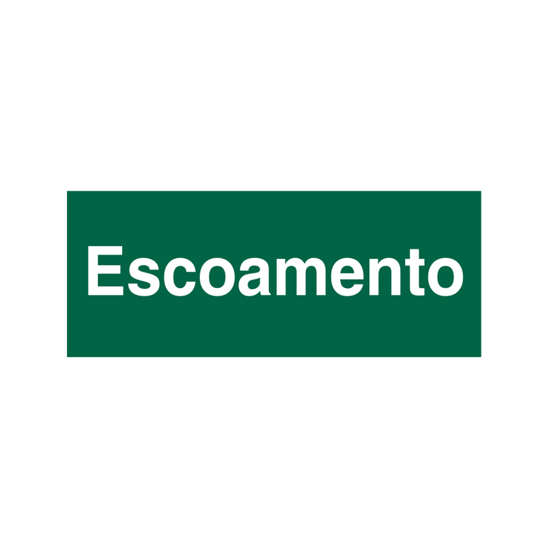 Sinalética Informação Escoamento - IN1592
