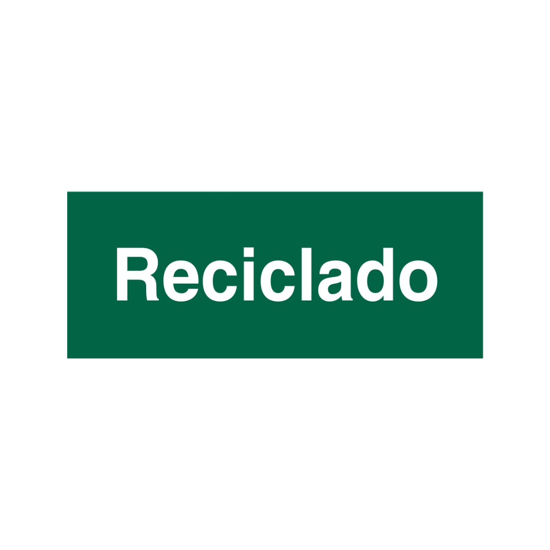 Sinalética Informação Reciclado - IN1596