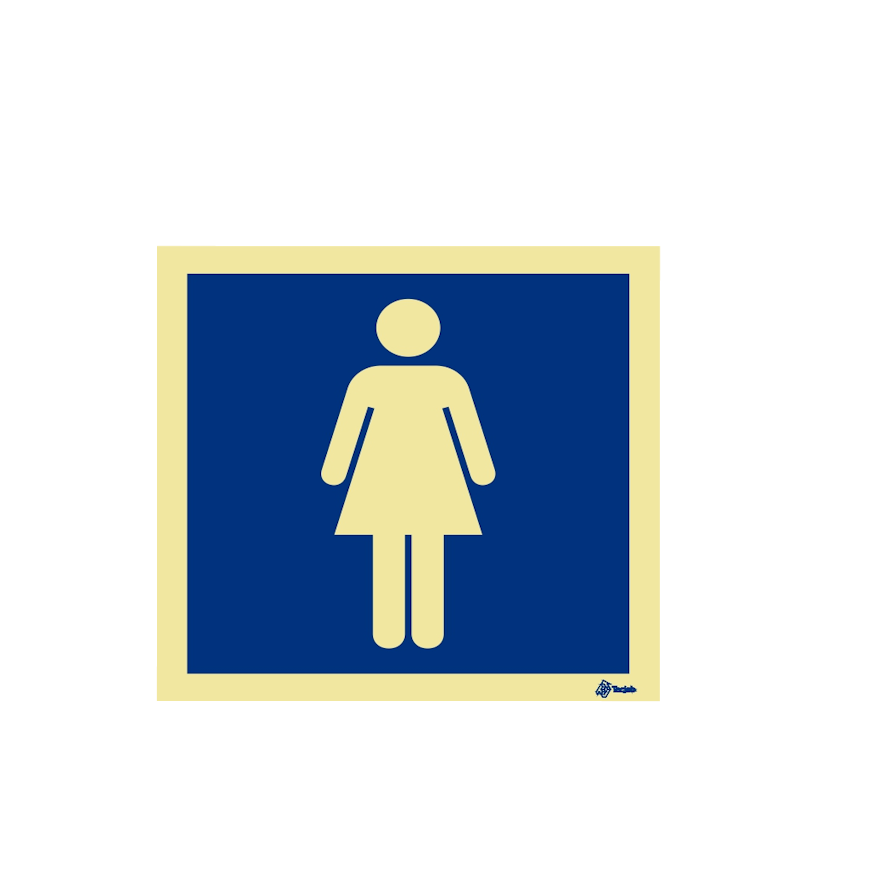 Señal Aseo mujeres – IN0265