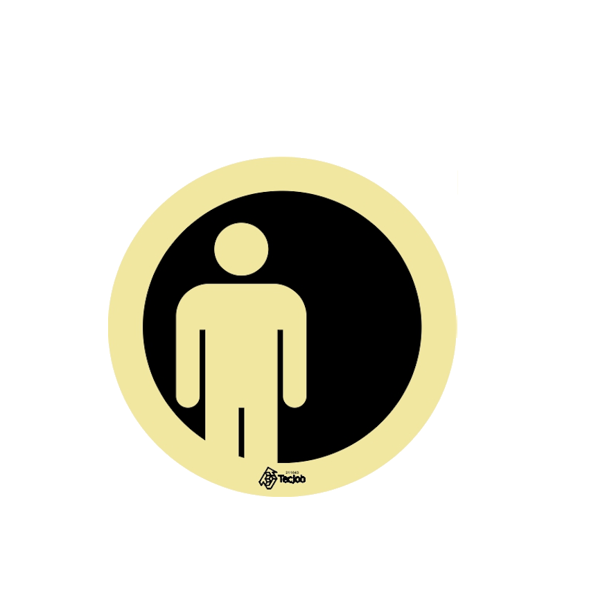 Señal Aseo hombres – IN0224