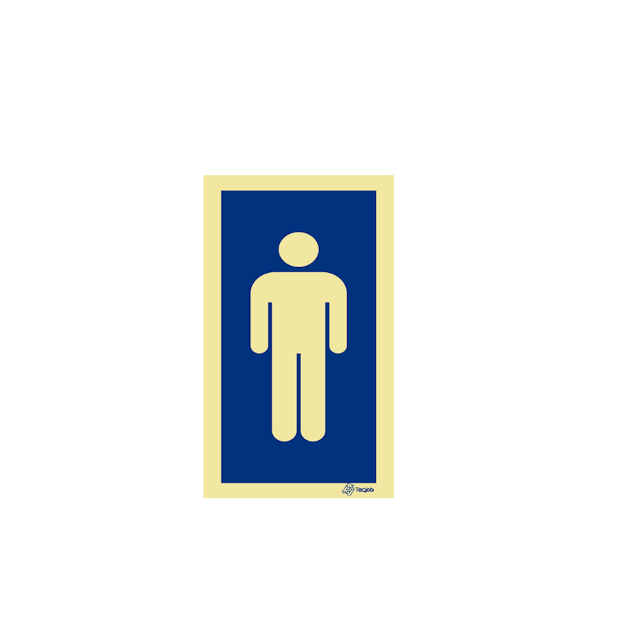 Señal Aseo hombres – IN0244