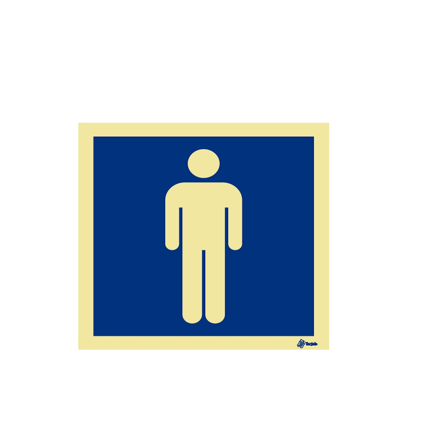 Señal Aseo hombres – IN0266