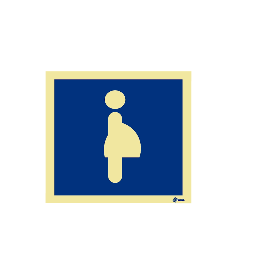 Señal Aseo para embarazadas – IN0269