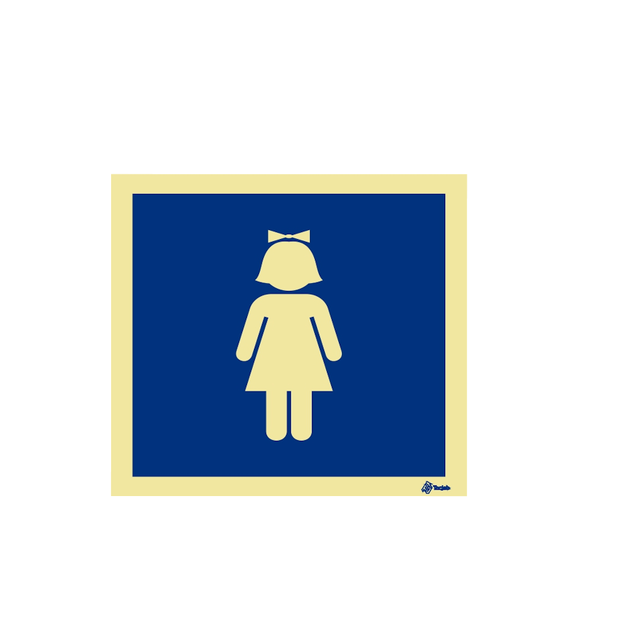 Señal Aseo niñas – IN0272