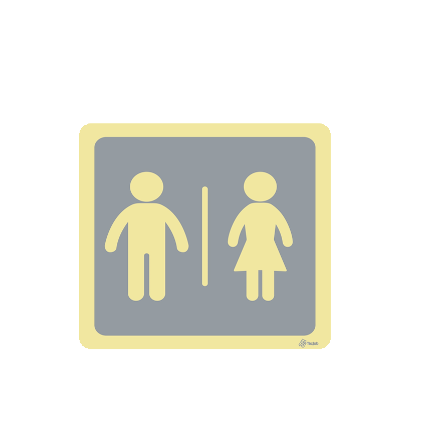 Señal Aseos hombres y mujeres – IN0102